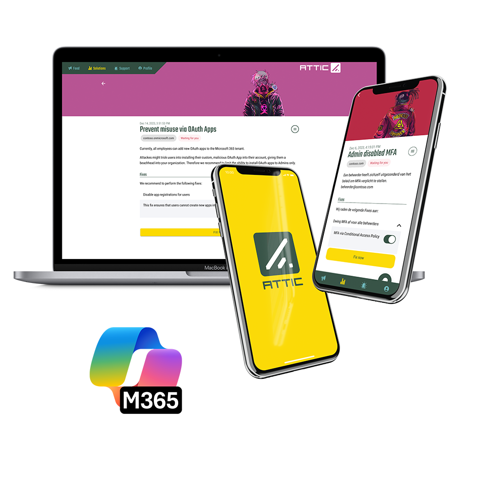 Attic Security — Microsoft 365 beveiligingsplatform
